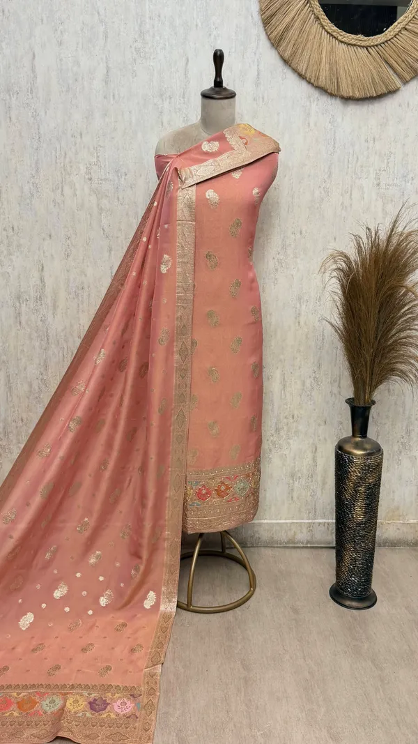Tissue_Exquisite_Ensemble_Unstitched_Suits_Peach_Pink