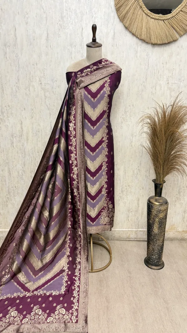 Aureate_Kanjivaram_Silk_Unstitched_Suits_Wine_Purple