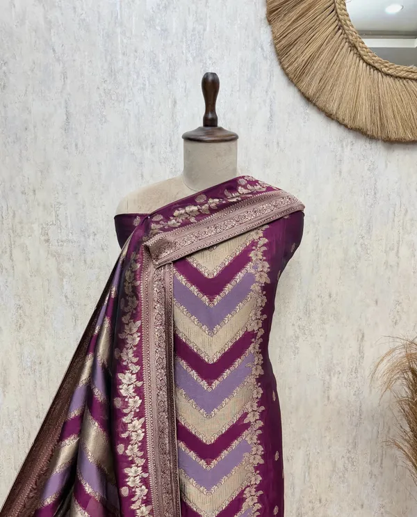 Aureate_Kanjivaram_Silk_Unstitched_Suits_Wine_Purple