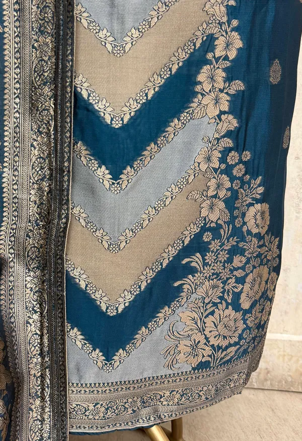 Aureate_Kanjivaram_Silk_Unstitched_Suits_Blue