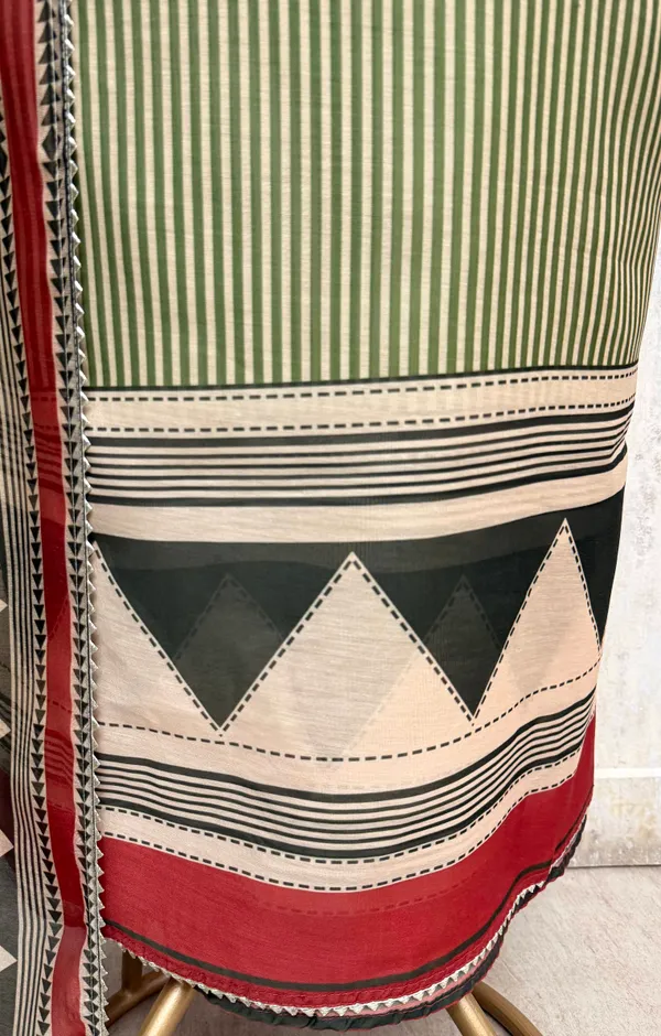 Artistry_In_Maheshwari_Unstitched_Suits_Mustard_Green