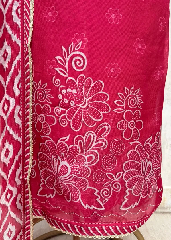 Viraasat_Weave_Twill_Organza_Unstitched_Suit_Red