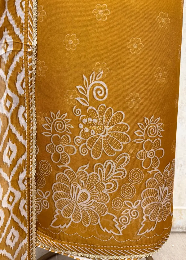 Viraasat_Weave_Twill_Organza_Unstitched_Suit_Dark_Yellow