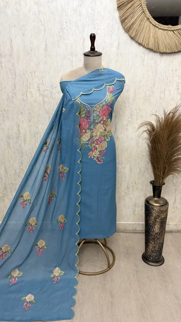 Natural_Luster_Of_Mul_Chanderi_Unstitched_Suits_Sky_Blue