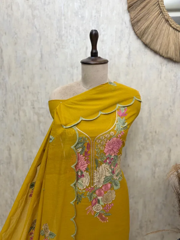 Natural_Luster_Of_Mul_Chanderi_Unstitched_Suits_Yellow