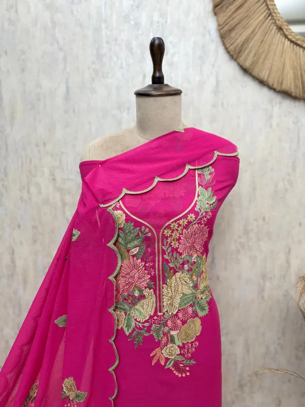 Natural_Luster_Of_Mul_Chanderi_Unstitched_Suits_Dark_Pink
