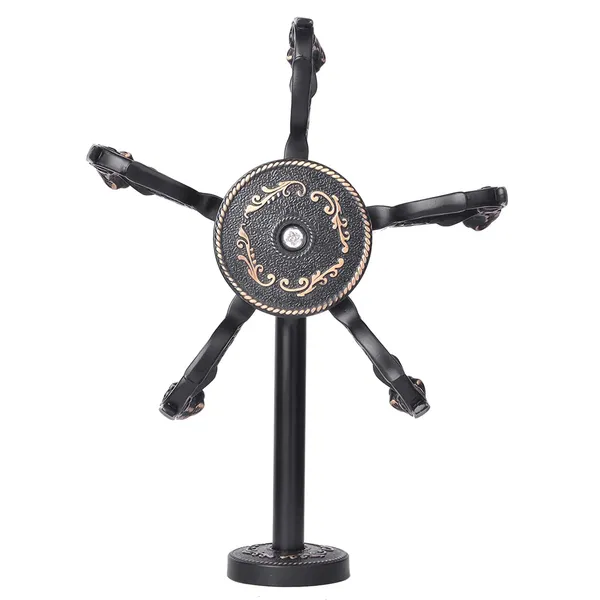 Black_Arto_Aluminium_Wall_Mount_360°_Swivel_Towel_Hooks