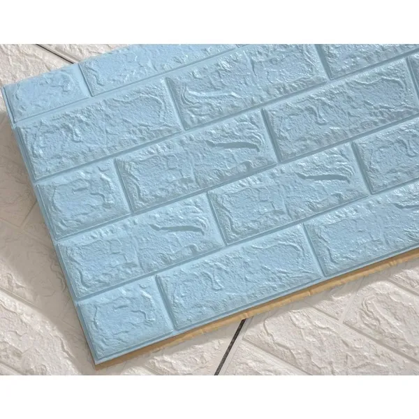 Blue_Arto_3D_Pe_Foam_Self_Adhesive_Brick_Design_Wall_Stickers/Diy_Wallpaper_For_Home_Hotel_Living_Room_Bedroom_Cafe_Décor_Diy_Wall_Paper_Thickness_8Mm,_70_X_77_Cm,_Decorative_Wallpaper_Pack_Of_2