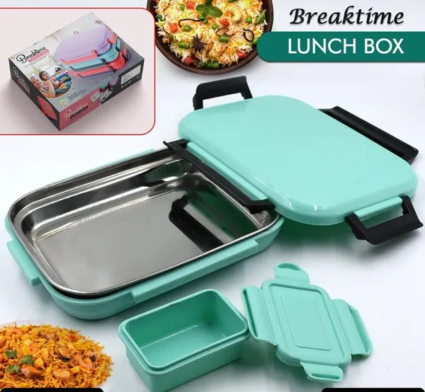 Multicolour_Arto_Lunch_Box_With_Stainless_Steel_Container_Bpa_Free,_Stylish_Anti_Spill_Lid_Food_Grade_For_Kids,_School_&_Outdoor_850Ml_Multi_Colour