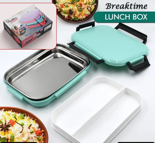 Multicolour_Arto_Lunch_Box_With_Stainless_Steel_Container_Bpa_Free,_Stylish_Anti_Spill_Lid_Food_Grade_For_Kids,_School_&_Outdoor_850Ml_Multi_Colour
