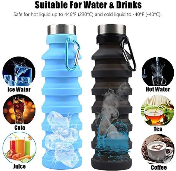 Multicolour_Arto_Ato_Bpa-Free_Food-Grade_Silicone_Collapsible_Reusable_Portable_Foldable_Leak_Proof_Water_Bottle_For_Travel_Camping_Hiking_Gym_Sports_Pack_Of_1_Bottle