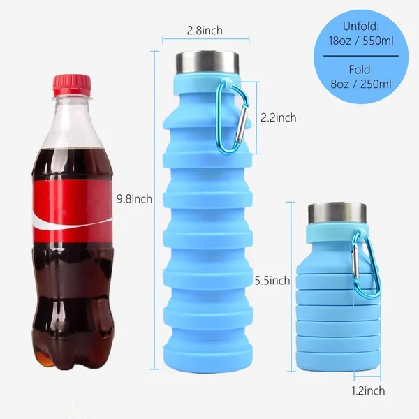 Multicolour_Arto_Ato_Bpa-Free_Food-Grade_Silicone_Collapsible_Reusable_Portable_Foldable_Leak_Proof_Water_Bottle_For_Travel_Camping_Hiking_Gym_Sports_Pack_Of_1_Bottle