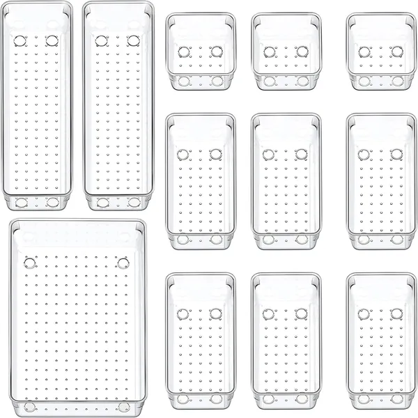Transparent_Arto_Clear_Acrylic_Drawer_Organizer_Set_With_Various_Size_For_Bathroom,Bedroom_Dresser,Cosmetics_Makeup,Kitchen_Utensil,Office,Stationery,Drawer_Tray_Dividers,Vanity_Trays_Pack_Of_12