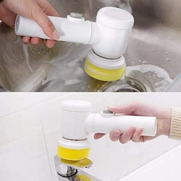 Multicolour_Arto_5In1_Multifunctional_Electric_Cleaning_Brush_With_Magic_Power_Household_Cleaning_Tools_Spin_Scrubber_With_Buffer_Polisher_For_Bathroom,Shower,Tub,Kitchen_Floor,Shower,Buffer_Polisher