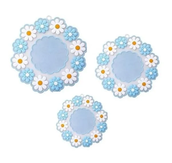 Multicolour_Flower_Design_Silicone_Coasters_For_Dining_Table_And_Countertop,_For_Hot_Pots,_Non-Slip,_Heat_Resistant_Trivet_Mats,_Dining_Table_Pads_For_Pots,_Bowls,_Dishes_&_Drinks,_Multi-Use_Set_Of_3