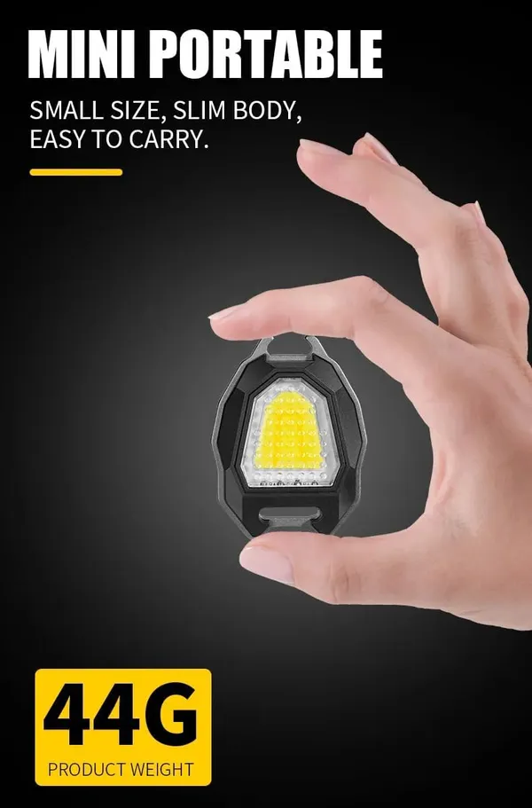 Black_Keychain_4_In_1_Led_With_7_Mode_Rechargeable_Flashlights_With_Lighter,Whistles,Bottle_Opener_For_Outdoor,Indoor,Hiking_With_Magnet_Base_Ultra_Bright_800_Lumens_Portable_Emergency_Cob_Light