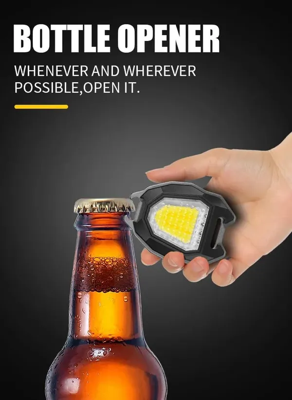Black_Keychain_4_In_1_Led_With_7_Mode_Rechargeable_Flashlights_With_Lighter,Whistles,Bottle_Opener_For_Outdoor,Indoor,Hiking_With_Magnet_Base_Ultra_Bright_800_Lumens_Portable_Emergency_Cob_Light