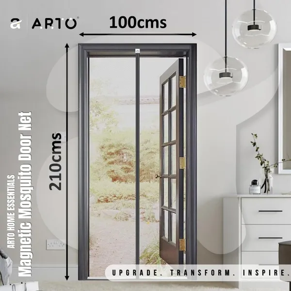 Black_Arto_Auto_Close_Magnetic_Hands_Free_Mesh_Polyester_Net_Curtain_For_All_Door_With_Self_Adhesive_Hook_Tape_To_Prevent_Mosquitoes_&_Insects,_Pet_And_Kid_Friendly_100Cm_X_210Cm