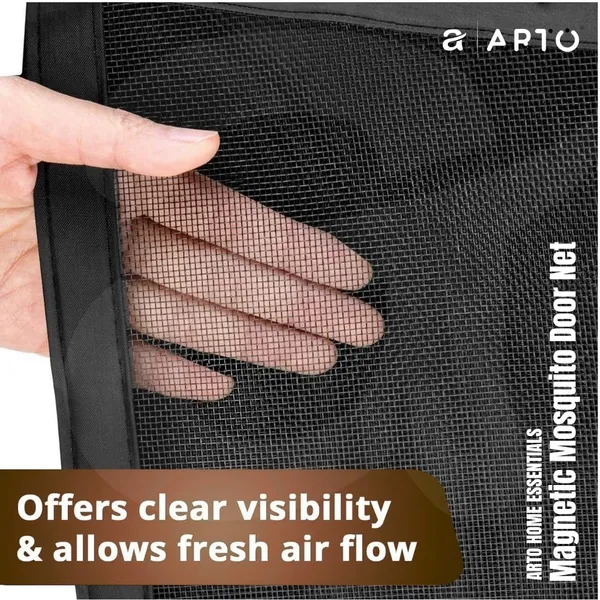 Black_Arto_Auto_Close_Magnetic_Hands_Free_Mesh_Polyester_Net_Curtain_For_All_Door_With_Self_Adhesive_Hook_Tape_To_Prevent_Mosquitoes_&_Insects,_Pet_And_Kid_Friendly_100Cm_X_210Cm