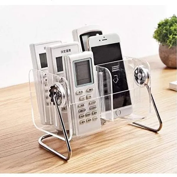 Transparent_Acrylic_Multipurpose_Holder_Box_For_Remote_Control,_Mobile_Phone,_Key_Storage,_Stationary,_Tv_Air-Conditioner_Remote_Control_Home_Desk_Storage_Stand_Organizer_Caddy_6_Slot