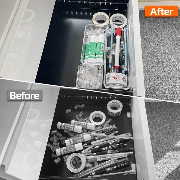 Transparent_Arto_Clear_Acrylic_Drawer_Organizer_Set_With_Various_Size_For_Bathroom,Bedroom_Dresser,Cosmetics_Makeup,Kitchen_Utensil,Office,Stationery,Drawer_Tray_Dividers,Vanity_Trays_Set_Of_7