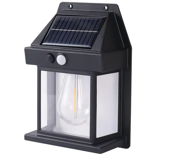 Black_Arto_Solar_Led_Bulb_Wall_Light_Lantern,Wireless_Dusk_To_Dawn_Porch_Lights_Fixture,Motion_Sensor_3_Modes,Waterproof_Exterior_Lighting_With_Clear_Panel_For_Outdoor,Garden,Patio,Yard,Auto_Chargeable