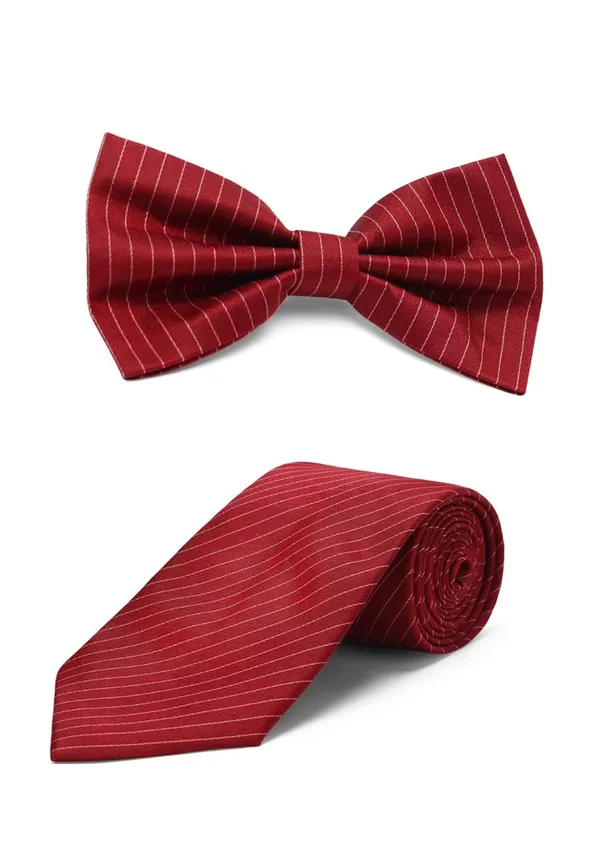 Necktie_With_Bow_Tie_Set_7_Attractive_Colors_�_Premium_striped_design_available_in_7_elegant_shades_to_match_every_outfit.