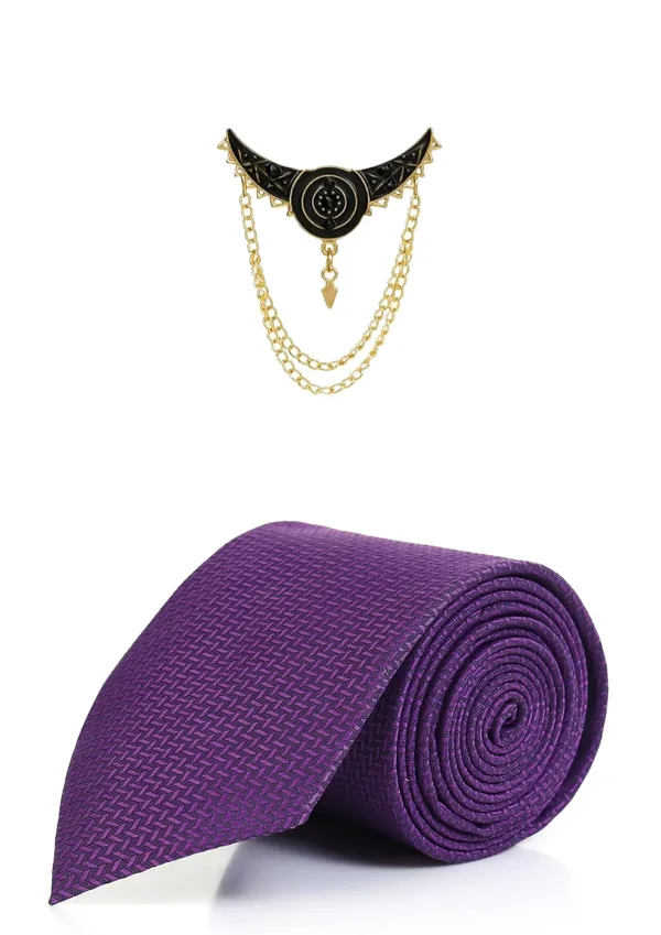 Classic_Men_Necktie_with_Brooch_|Premium_Textured_Tie_for_Wedding,_Party_&_Office_|_9_Elegant_Colors
