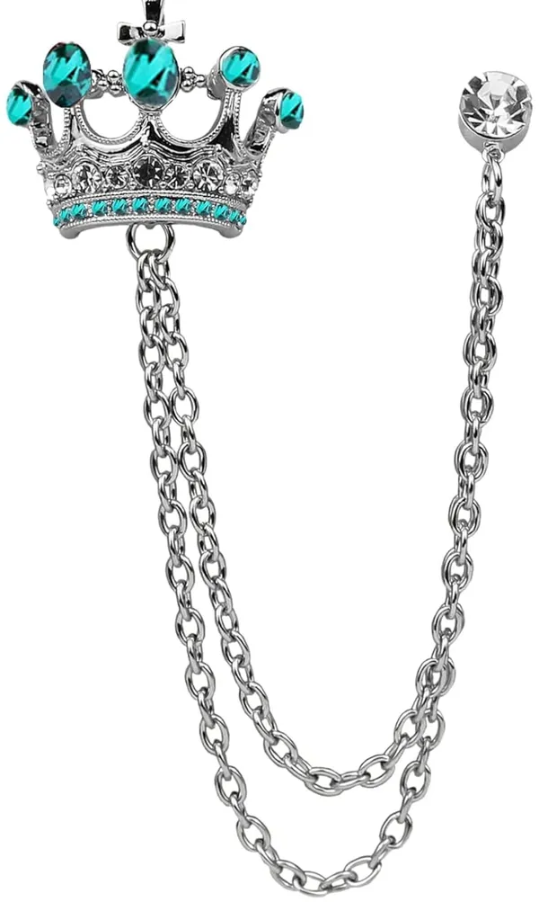 Premium_Bow_Tie_&_Crown_Brooch_Set_for_Men_�_Luxury_Jacquard_Silk_Bowtie_with_Dual_Chain_Crown_Pin_|_16_Elegant_Colors