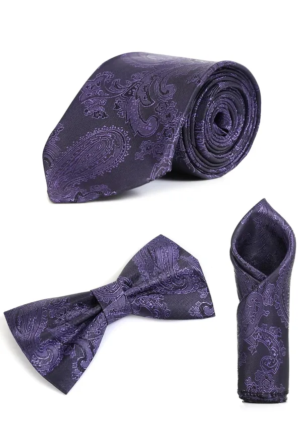 3-in-1_Combo_Set_�_Includes_1_Necktie,_1_Pre-tied_Bow_Tie,_and_1_Pocket_Square.
