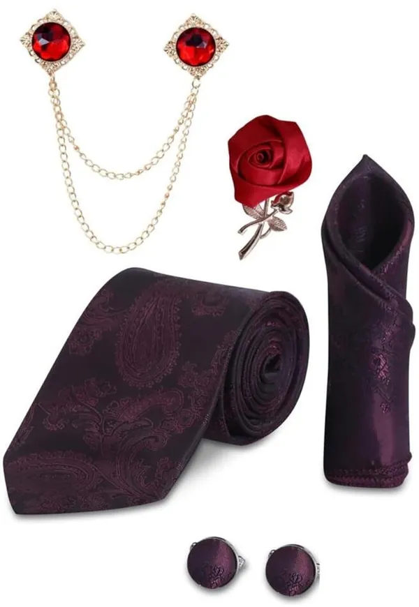 Random_Stripe_Mens_Paisley_Tie_and_Lapel_Pin_Necktie_Hankerchief_Cufflinks_Set_for_Men_(Pack_of_5)