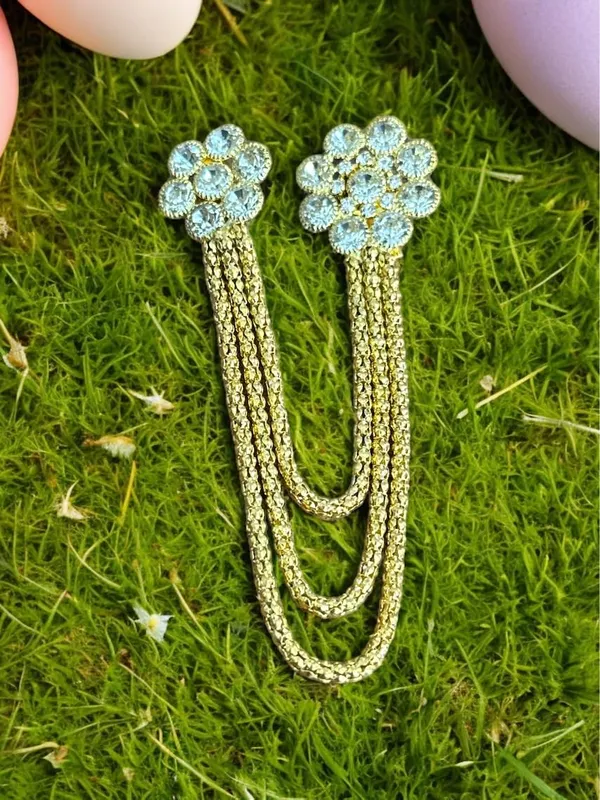 Voxon_Crown_Long_Chain_Brooch,_Crystal_Tassel_Brooch_Pin,Retro_Suit_Lapel_Pins_Collar_Pin,Coat_Tassel_Chain_Lapel_Pins_for_Men's_Suit_Accessories_(Big_size_Brooch)_(gold2)