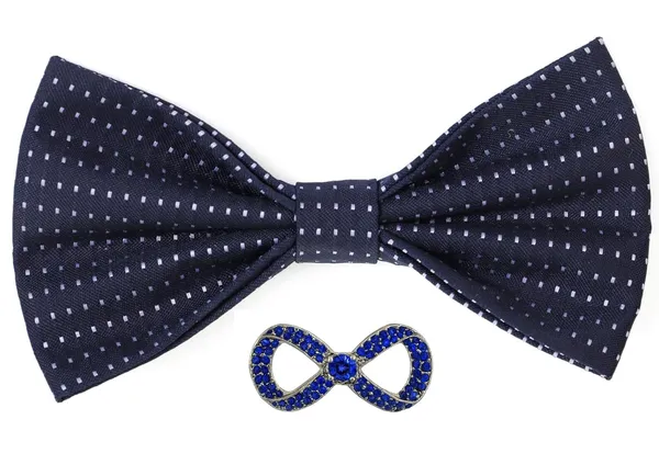 Random_Stripe_Bow_Tie_For_Men_Polka-Dots_Bowtie_With_Brooch