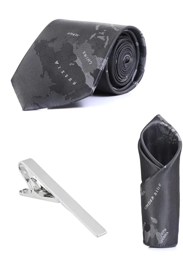 Necktie_With_Pocket_Square_&_Tiepin_Silver_Plated_Stilish_Combo_Set_For_Men
