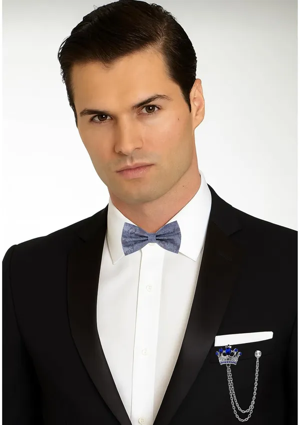 Premium_Bow_Tie_&_Crown_Brooch_Set_for_Men_�_Luxury_Jacquard_Silk_Bowtie_with_Dual_Chain_Crown_Pin_|_16_Elegant_Colors