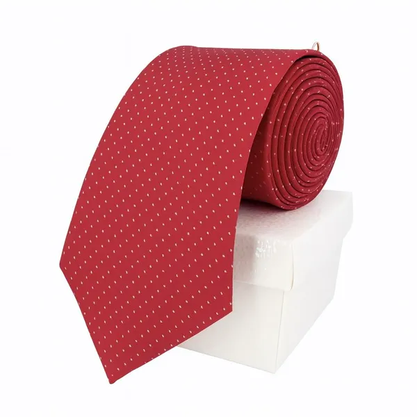 Random_Stripe_Necktie_For_Men_Micro_Fiber_Polka_Dots_Design_Fabric_Tie_with_Gifted_Box
