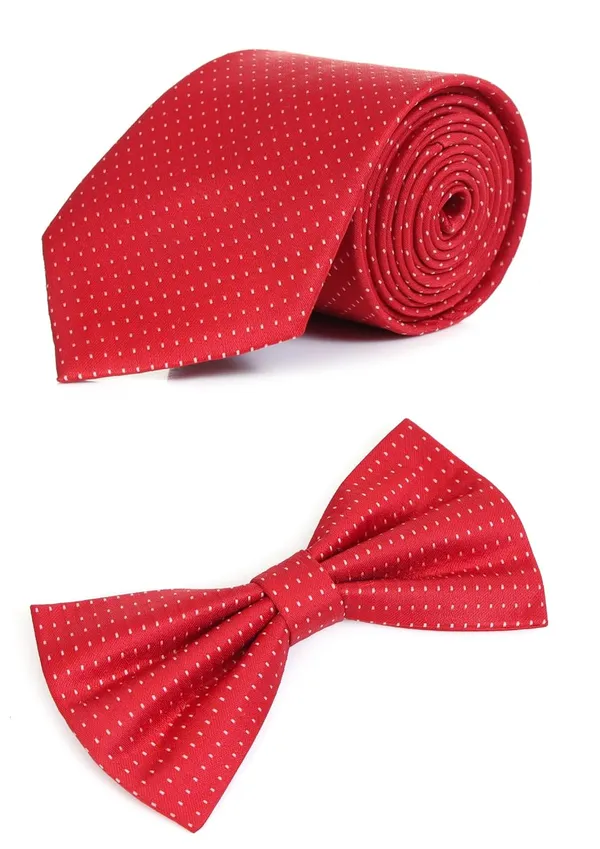 Necktie_With_Bow_&_Pocket_Square_Set_12_Attractive_Colors_�_Choose_the_perfect_shade_to_match_your_outfit_and_mood.