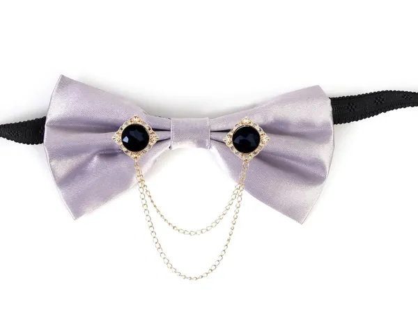 Bow_Tie_for_men_With_Double_chain_brooch_Formal_&_Wedding_Set