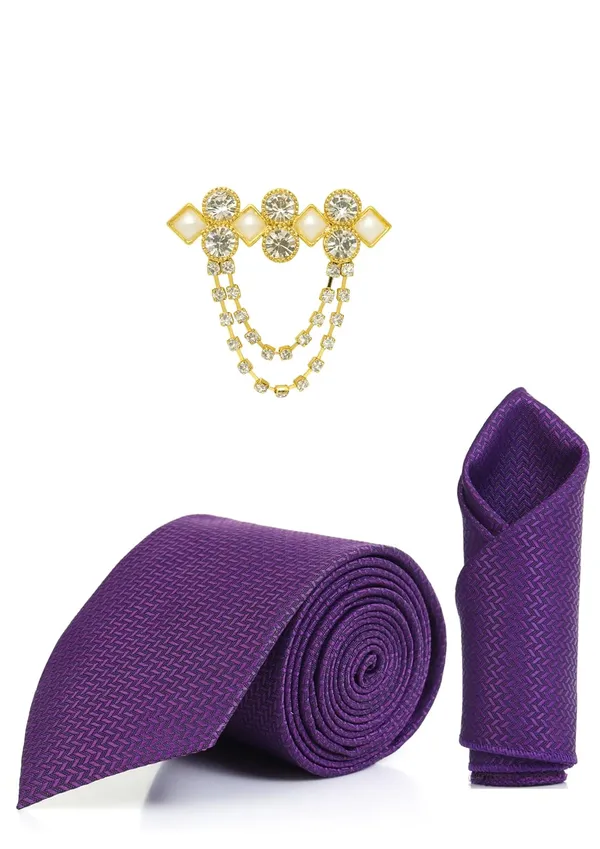 Complete_Combo_Set_�_Includes_1_Premium_Necktie,_1_Matching_Pocket_Square,_and_1_Stylish_Brooch_for_a_sharp_and_elegant_look_Micro_fiber