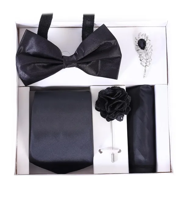 Men_Luxury_Satin_Necktie_Gift_Set_�_9_Colors_|_Includes_Tie,_Bow_Tie,_Pocket_Square,_Brooch_&_Lapel_Pin