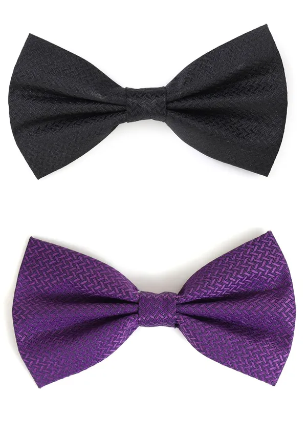 Premium_Satin_Bow_Tie_for_Men_�_Pre-Tied_Adjustable_Bow_Tie_Set_Two_Bowties_Different_Colors