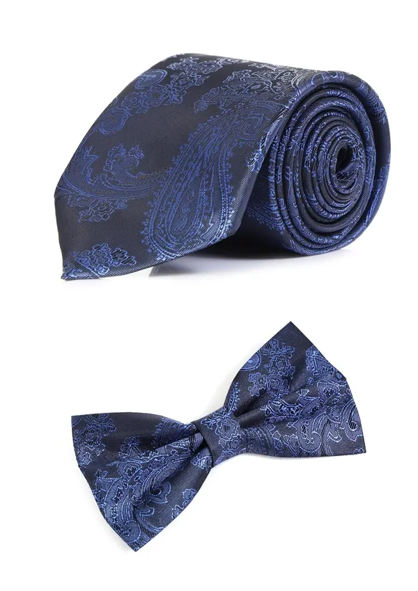3-in-1_Combo_Set_�_Includes_1_Necktie,_1_Pre-tied_Bow_Tie,_and_1_Pocket_Square.