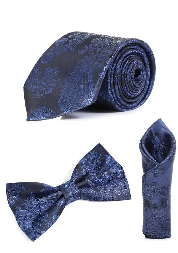 3-in-1_Combo_Set_�_Includes_1_Necktie,_1_Pre-tied_Bow_Tie,_and_1_Pocket_Square.