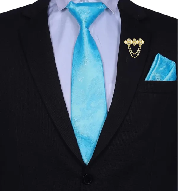 Men_Premium_Necktie,_Pocket_Square_&_Brooch_Combo_16_Colors_Gift_Set