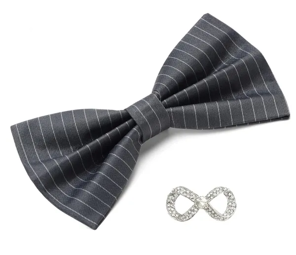 Random_Stripe_Bow_Tie_For_Men_With_Brooch_Self_Lining_Bowties