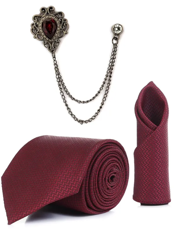 Men_Necktie_set_Elegant_Design_�_Polka-Dots_fabric_with_attractive_weave_and_patterns,_giving_your_outfit_a_premium_touch.