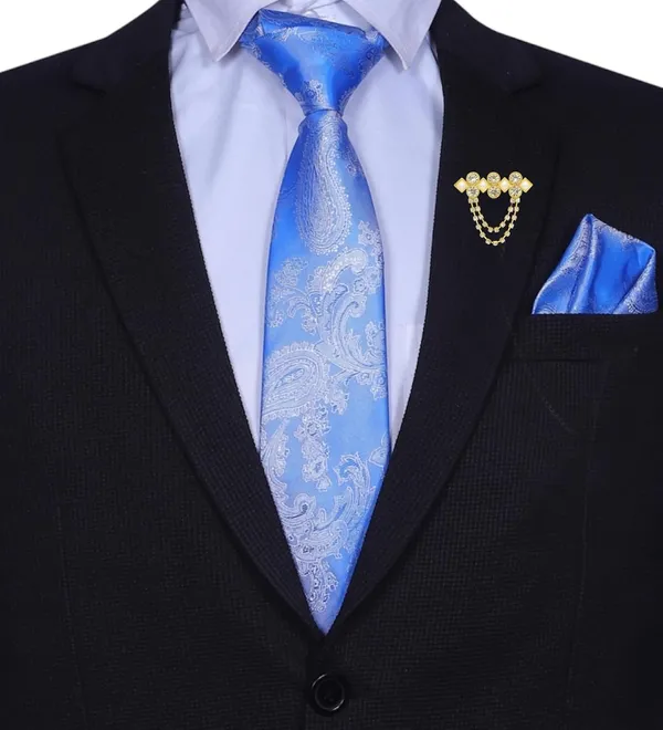 Men_Premium_Necktie,_Pocket_Square_&_Brooch_Combo_16_Colors_Gift_Set