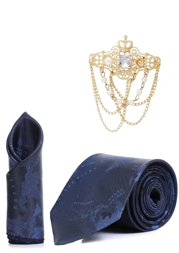 Necktie_With_Pocket_Square_&_Stilish_Lapel_Brooch_Set_For_Men_Gifted_Box_(3_Items)