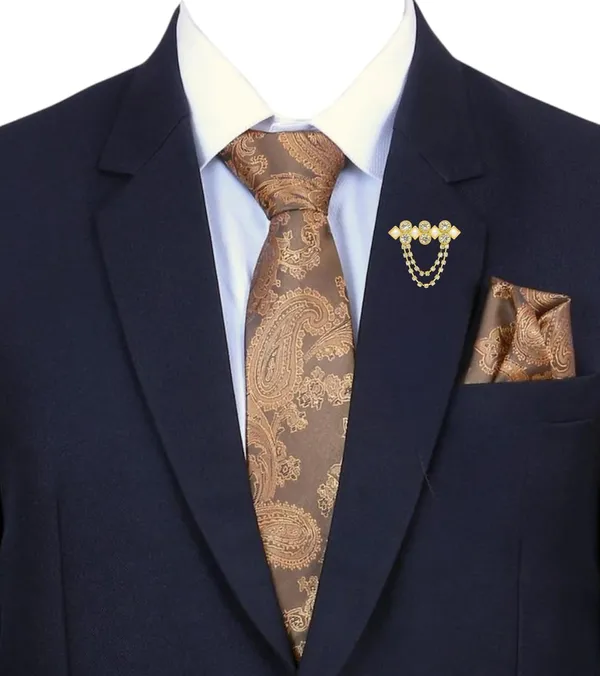 Men_Premium_Necktie,_Pocket_Square_&_Brooch_Combo_16_Colors_Gift_Set