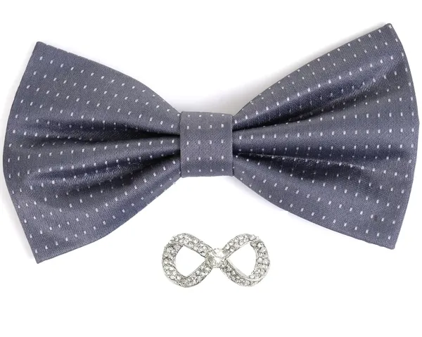 Random_Stripe_Bow_Tie_For_Men_Polka-Dots_Bowtie_With_Brooch